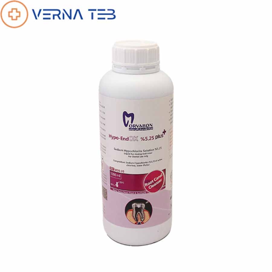 محلول هیپوکلریت سدیم 5.25 % مروابن Morva Hypo-Endox 1L