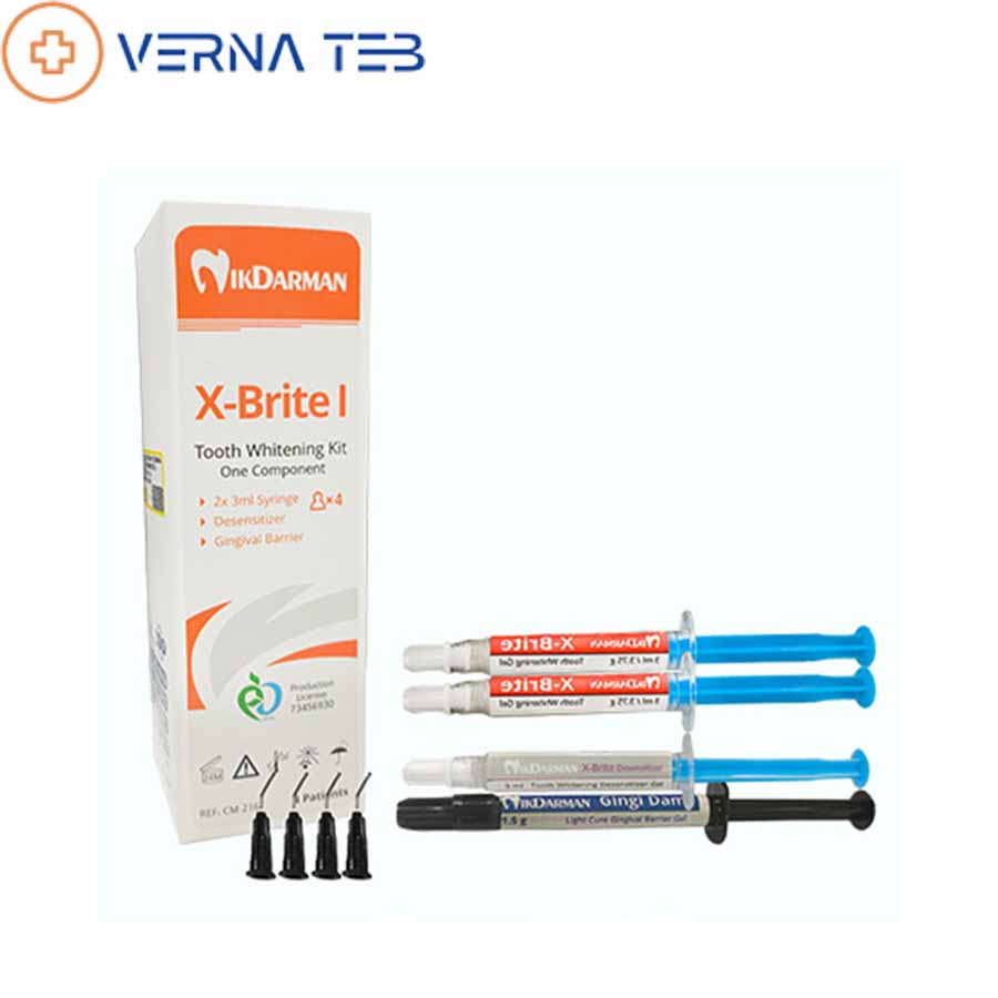 کيت بليچينگ تک جرئي 22 % نیک درمان  Nik Darman X-Brite I® Kit