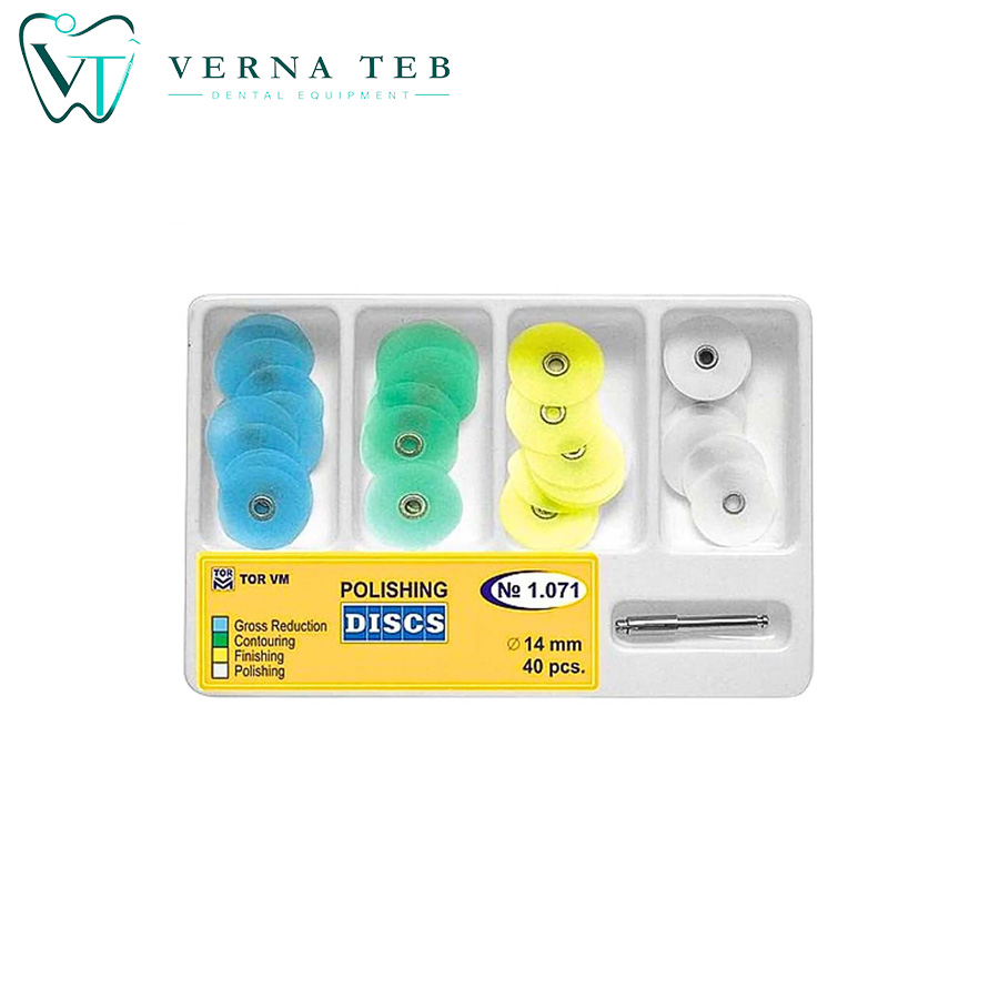 کیت دیسک پرداخت مرکزدار 40 عددی 14 میل TorVM