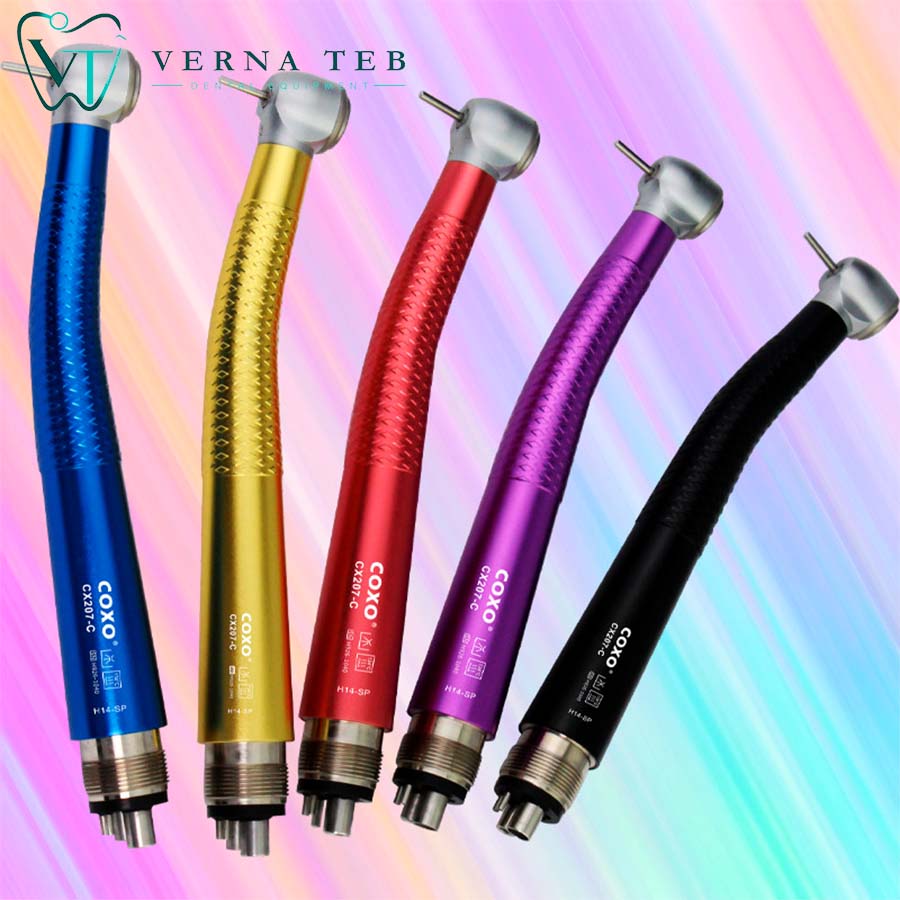 توربین رنگی کوکسو Coxo Dentonic Colorful Dental Turbine