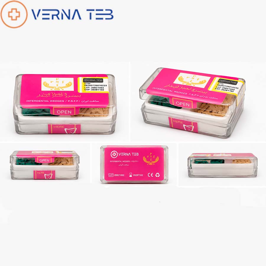 وج چوبی پیشرو سبز فیدار PSF Dental Wedges