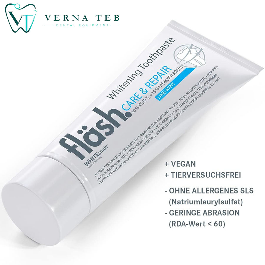 خمیر دندان سفید کننده فلش Flash Whitening Toothpaste