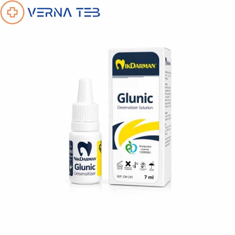محلول ضدحساسيت گلونيک نیک درمان   Nik Darman Glunic Desensitizer