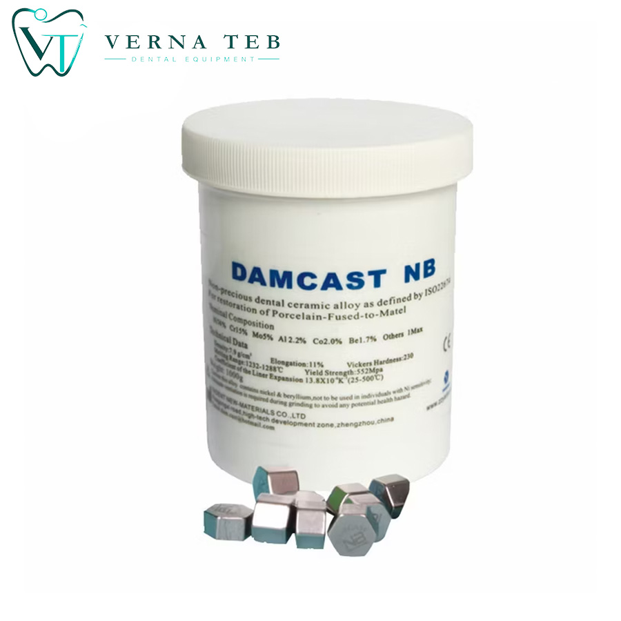 آلیاژ دندانسازی دمکست Damcast NB