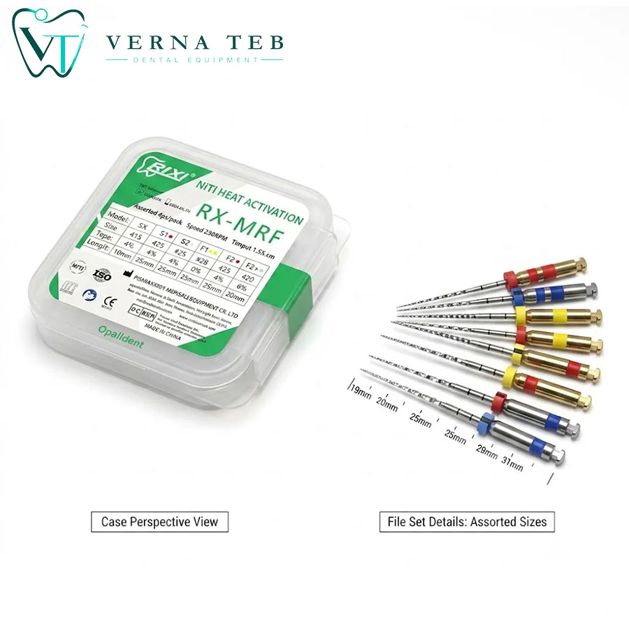 فایل روتاری ریکسی رنگین کمانی 4% RIXI Rainbow Rotary File
