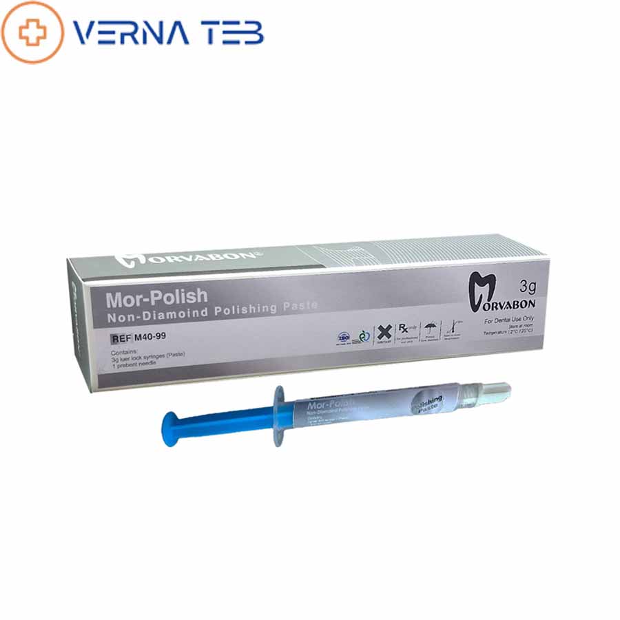 خمیر پولیش  حاوی ریز ساینده های آلومینیوم اکساید مروابن Morva Non-Diamond Polishing pas
