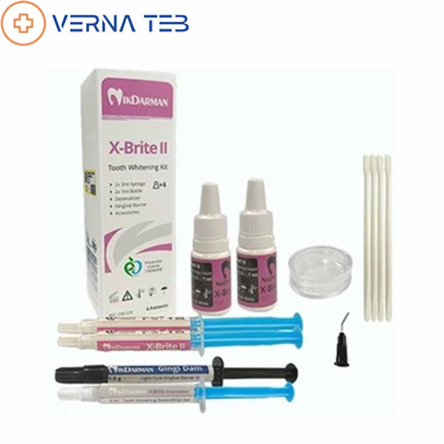 کيت بليچينگ دو جرئي 35 %نیک درمان   Nik Darman X-Brite II Kit