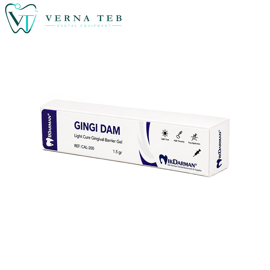 ژل لايت کيور محافظ لثه نیک درمان Nik Darman Gingi-Dam